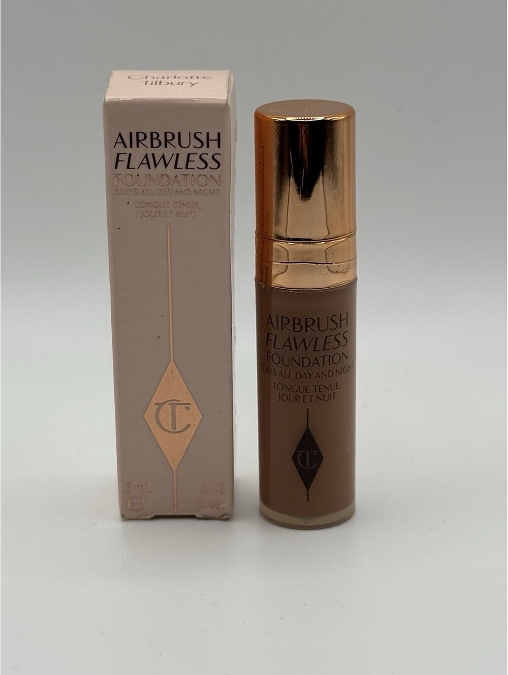 Charlotte Tilbury Airbrush Flawless Foundation 14 Neutral Travel Sample 5 Ml